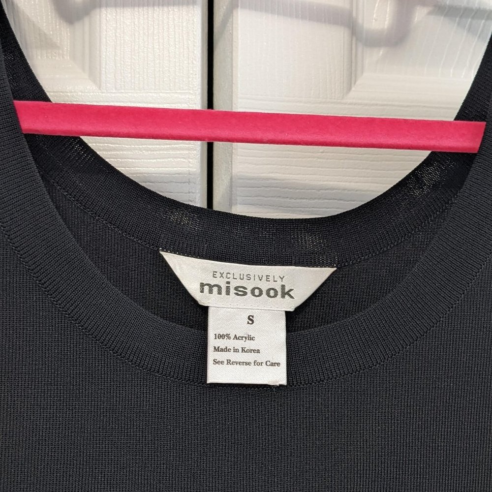 Misook Black Knit Tank Top - Picture 4 of 6